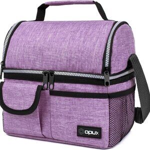 Lunch Bag Women Insulated, Adult Lunch Box Cooler, Lunch Box for Men, Dual Compa